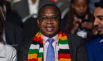 Mthuli Ncube, Zimbabwe’s finance minister, sits in the audience during a plenary session on day two of the 28th World Economic Forum (WEF) on Africa in Cape Town, South Africa, on Thursday, Sept. 5, 2019