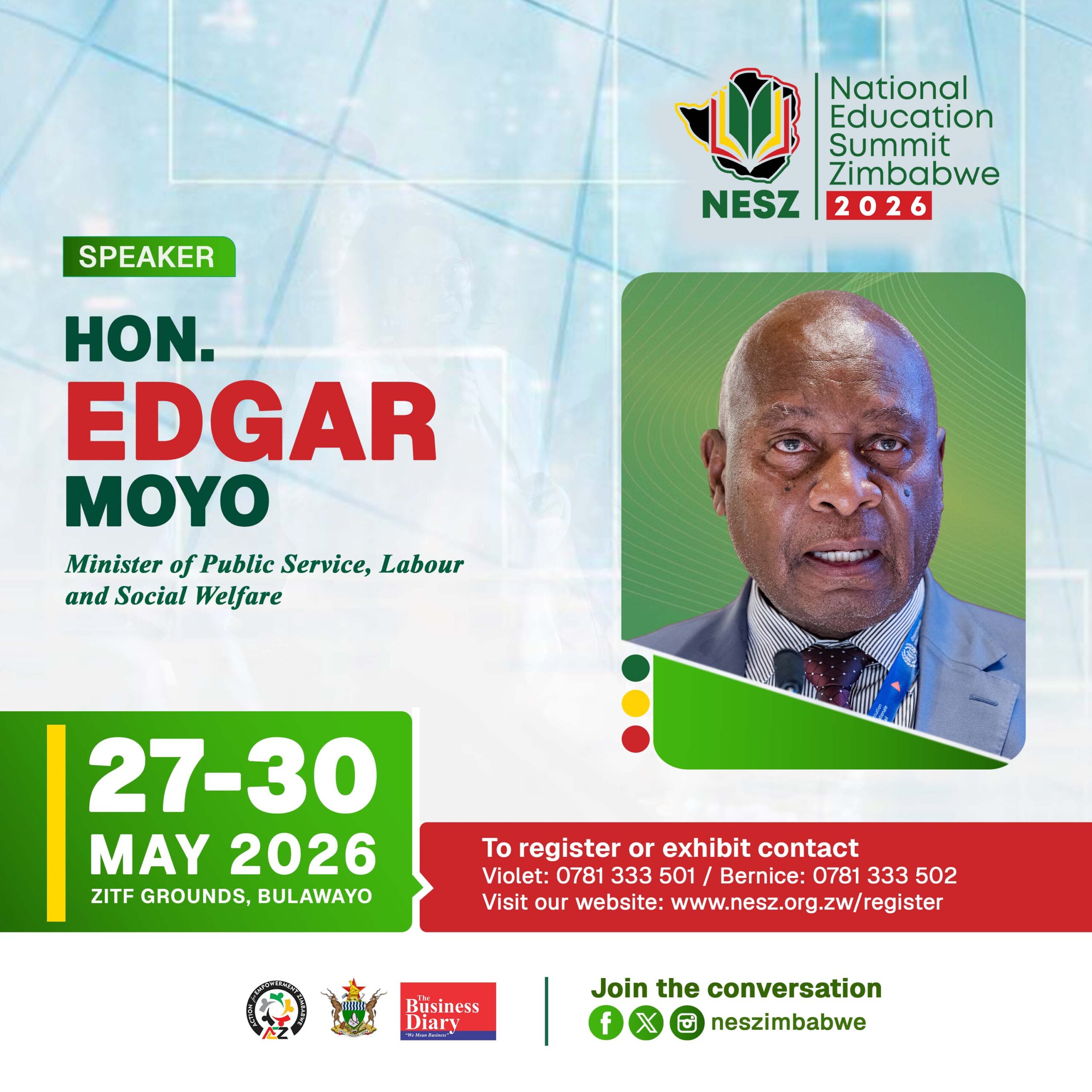 Meet Hon. Edgar Moyo - NESZ 2026 Speaker