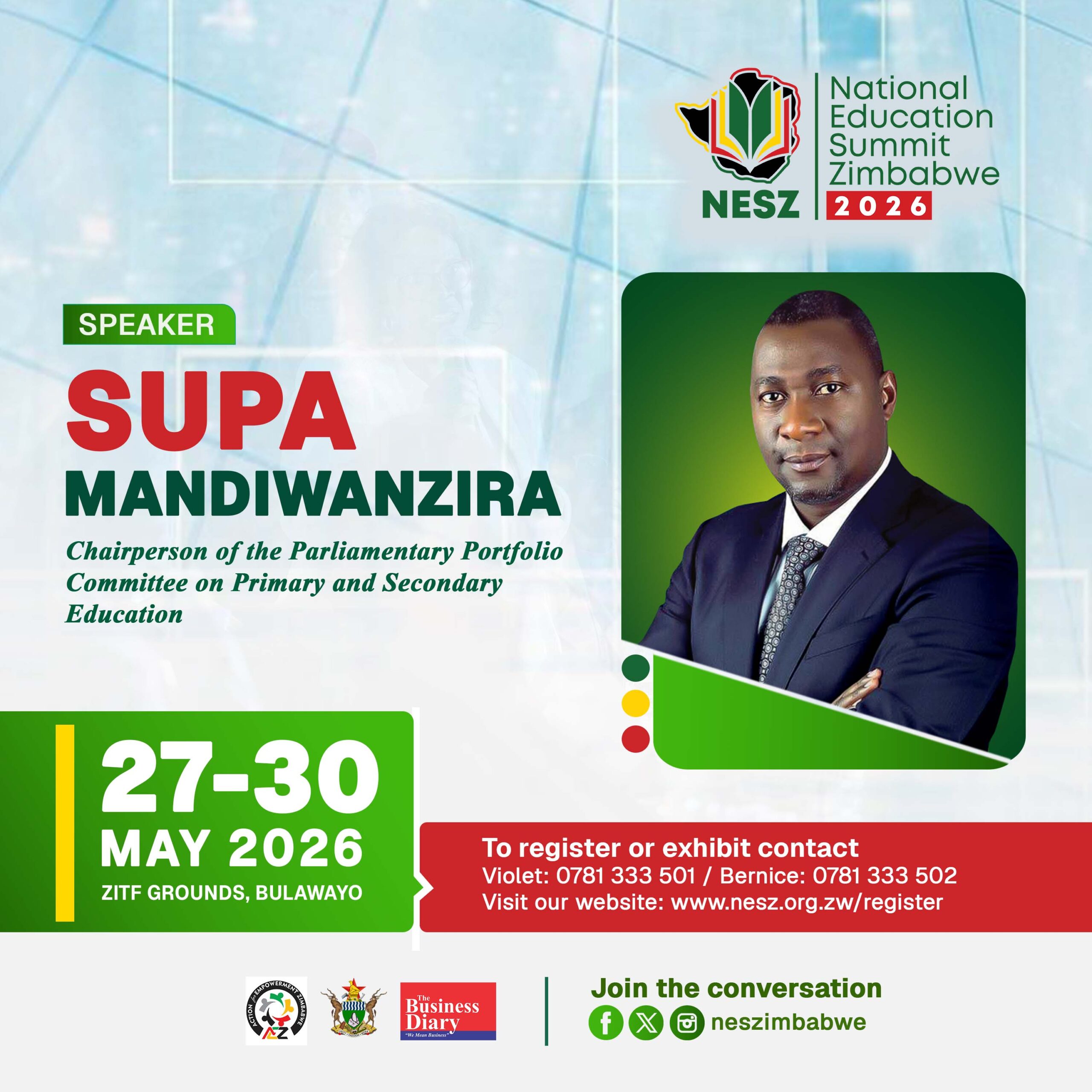 Meet Hon. Supa Mandiwanzira - NESZ 2026 Speaker