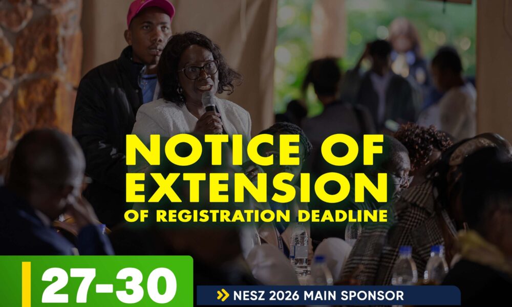 Notice Of Extension Of NESZ 2026 Registration Deadline