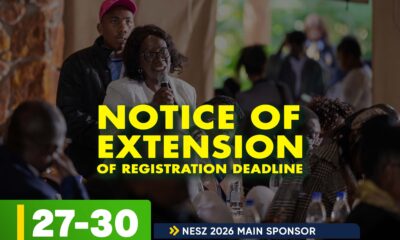 Notice Of Extension Of NESZ 2026 Registration Deadline