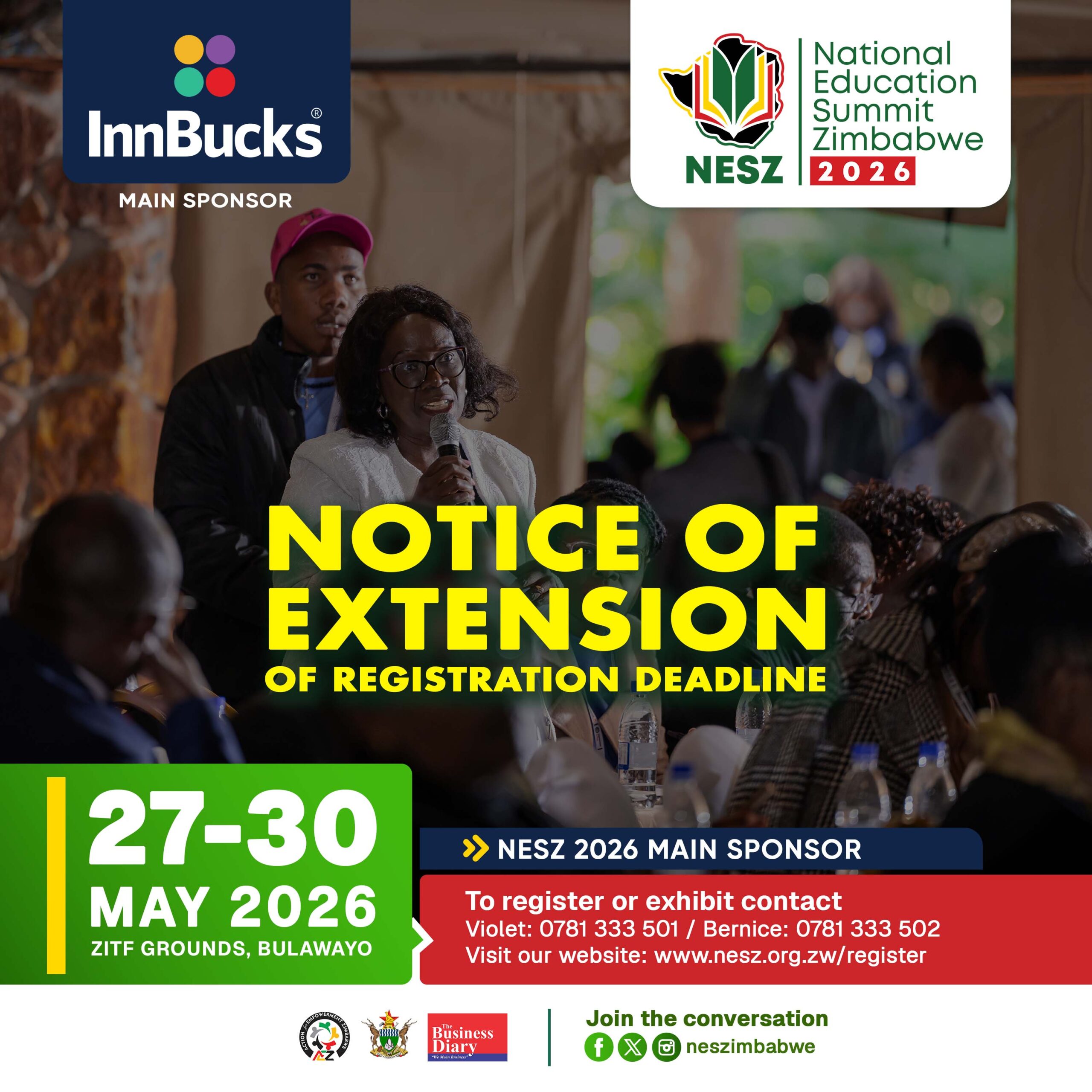 Notice Of Extension Of NESZ 2026 Registration Deadline