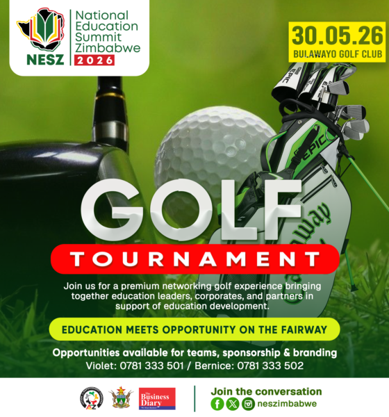 The National Education Summit Zimbabwe (NESZ 2026) will conclude with the NESZ Golf Tournament on 30 May 2026 at the prestigious Bulawayo Golf Club.
